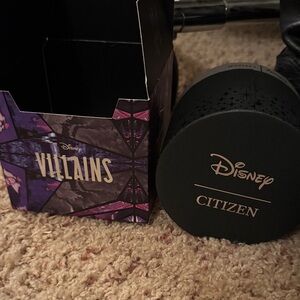 Disney Silver and Black Citizen Watch in Branded Case